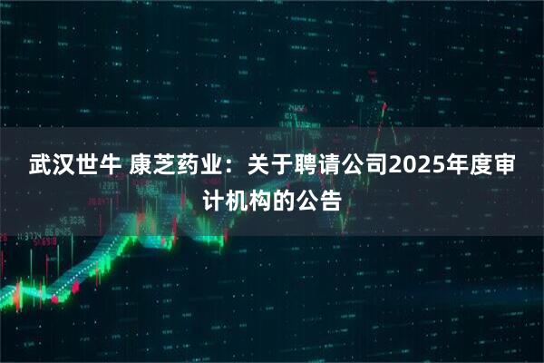 武汉世牛 康芝药业：关于聘请公司2025年度审计机构的公告