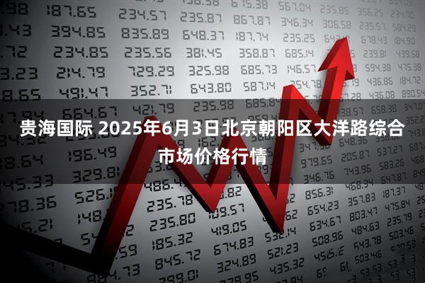 贵海国际 2025年6月3日北京朝阳区大洋路综合市场价格行情